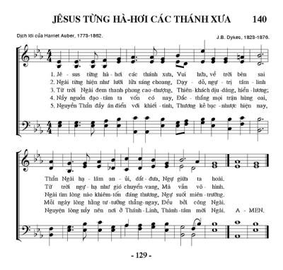 Jesus Từng Hà Hơi Các Thánh Xưa