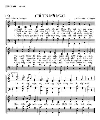 Chỉ Tin Nơi Ngài