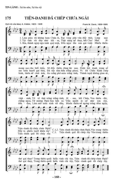 Tiện Danh Đã Chép Chưa Ngài