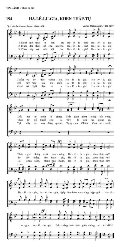 Ha-lê-lu-gia! Ngợi Khen Thập Tự