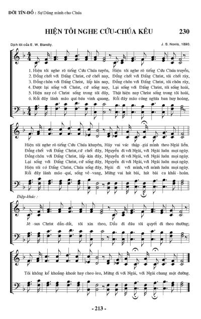 Hiện Tôi Nghe Rõ Tiếng Cứu Chúa Kêu