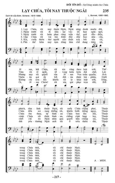 Lạy Chúa! Tôi Nay Thuộc Ngài