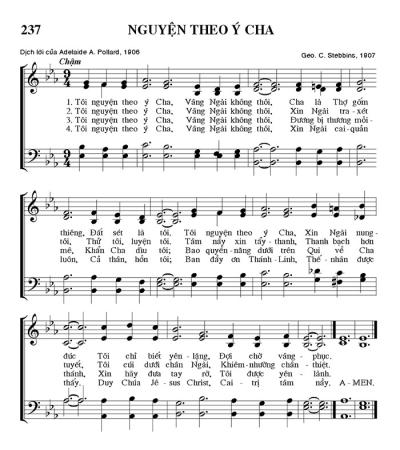 Nguyện Theo Ý Cha