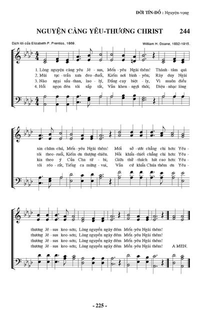 Nguyện Càng Yêu Thương Christ