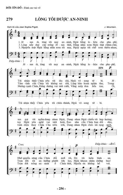 Lòng Tôi Được An Ninh