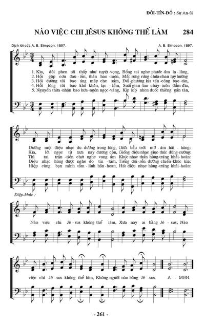 Việc Chi Chúa Không Thể Làm