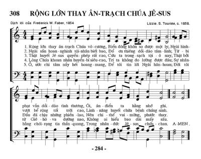 Rộng Lớn Thay Ân Trạch Chúa Jesus