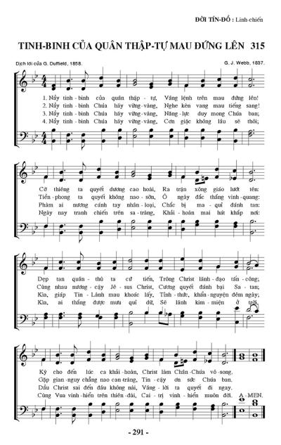 Tinh Binh Của Quân Thập Tự Mau Đứng Lên