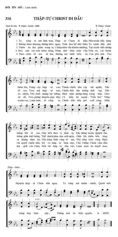 Thập Tự Christ Đi Đầu