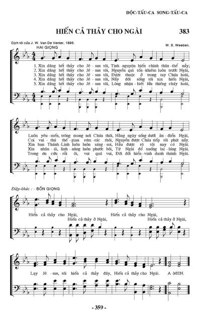 Hiến Cả Thảy Cho Ngài