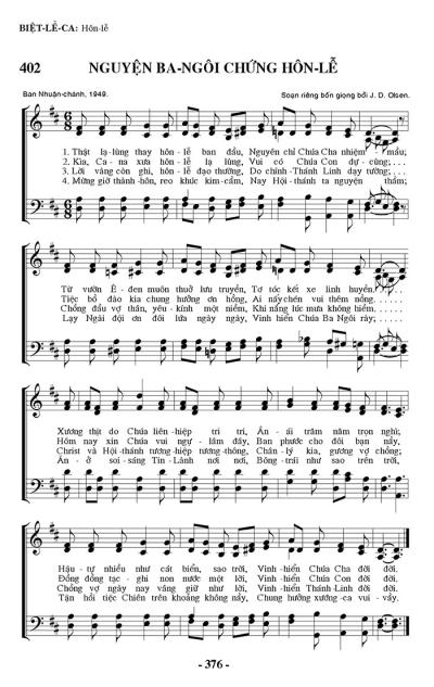 Nguyện Ba Ngôi Chứng Hôn Lễ