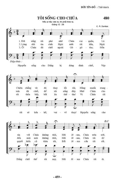 Tôi Sống Cho Chúa