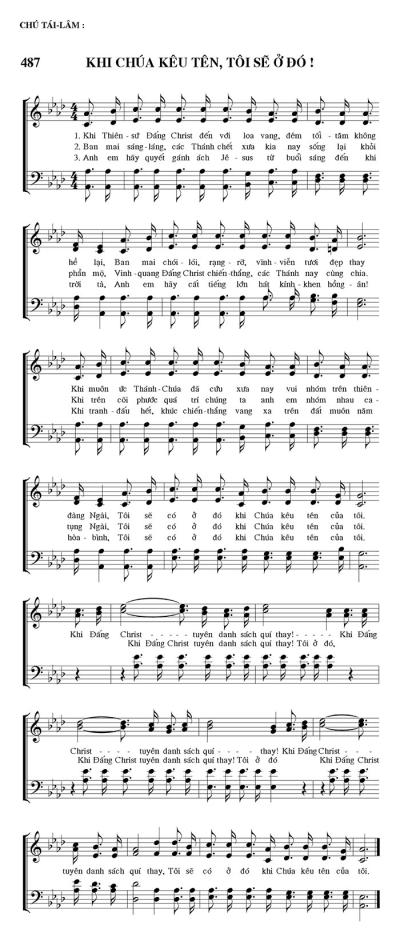 Khi Chúa Kêu Tên, Tôi Sẽ Ở Đó!