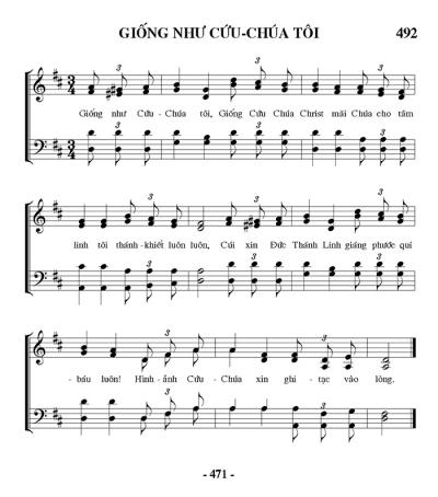 Giống Như Cứu Chúa Tôi