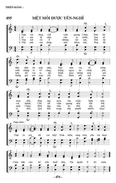 Mệt Mỏi Được Yên Nghỉ