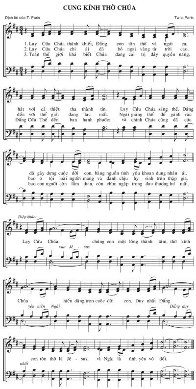 Cung Kính Thờ Chúa