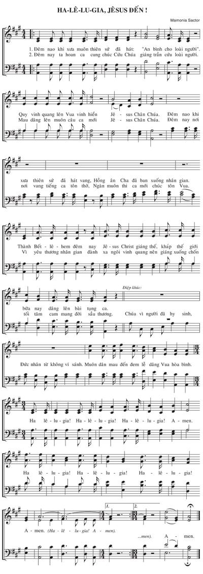 Ha-lê-lu-gia, Jêsus Đến!