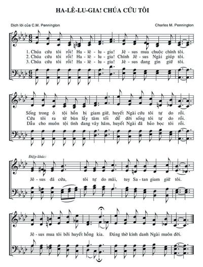 Ha-lê-lu-gia! Chúa Cứu Tôi