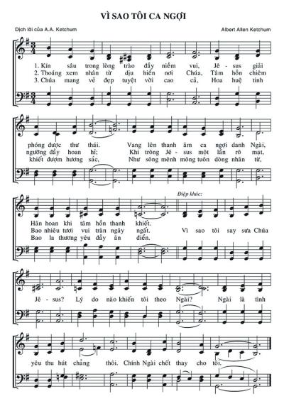 Vì Sao Tôi Ca Ngợi