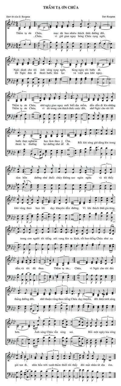 Thầm Tạ Ơn Chúa