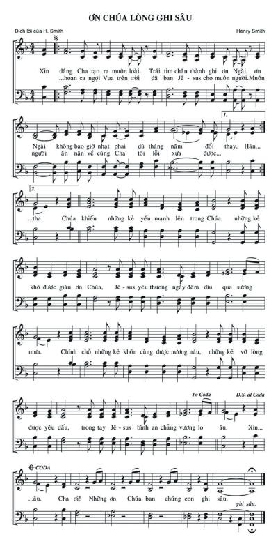 Ơn Chúa Lòng Ghi Sâu