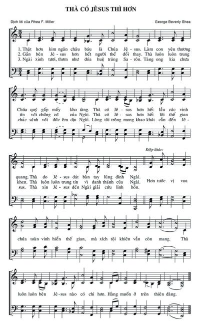 Thà Có Jêsus Thì Hơn