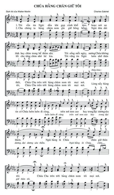 Chúa Hằng Chăn Giữ Tôi