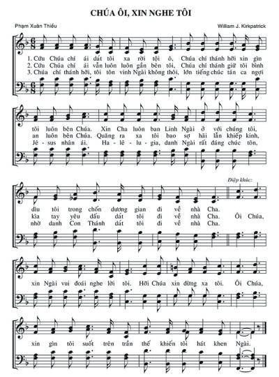 Chúa Ôi, Xin Nghe Tôi