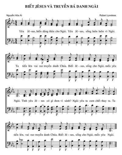 Biết Jêsus Và Truyền Bá Danh Ngài