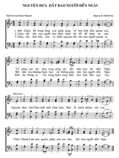 Nguyện Đưa Dắt Bao Người Đến Ngài