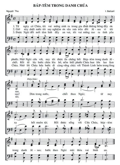 Báp-têm Trong Danh Chúa