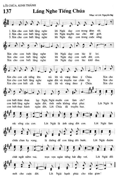 Lắng Nghe Tiếng Chúa