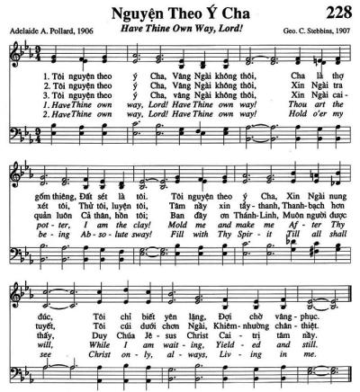 Nguyện Theo Ý Cha