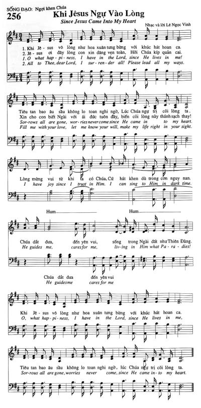 Khi Jesus Ngự Vào Lòng