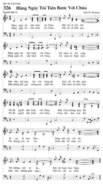 Hằng Ngày Tôi Tiến Bước Với Chúa