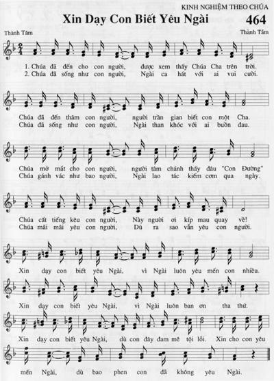Xin Dạy Con Biết Yêu Ngài