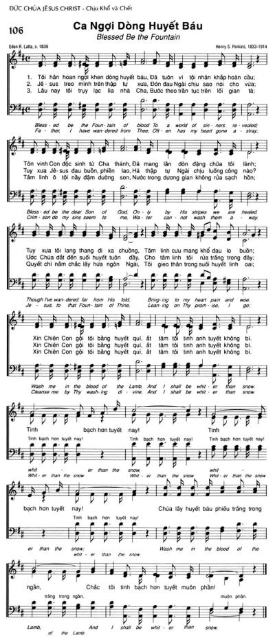 Ca Ngợi Dòng Huyết Báu