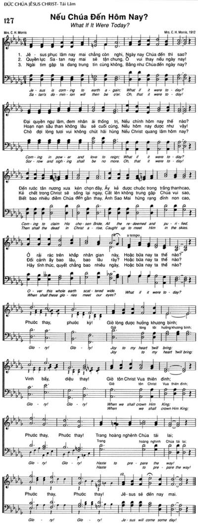 Nếu Chúa Đến Hôm Nay?
