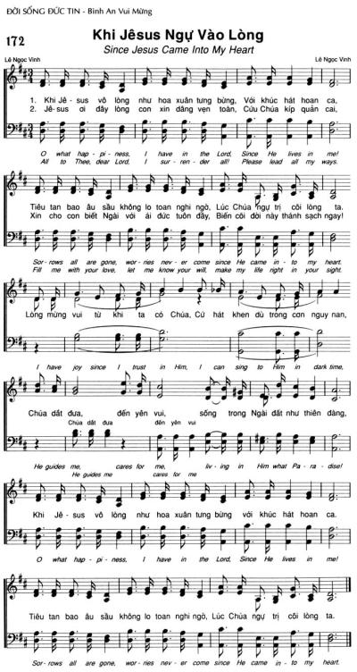 Khi Jêsus Ngự Vào Lòng