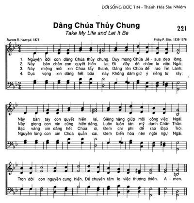 Dâng Chúa Thủy Chung