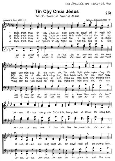 Tin Cậy Chúa Jêsus