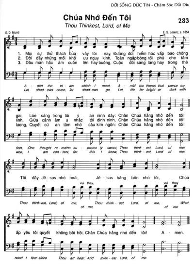 Chúa Nhớ Đến Tôi