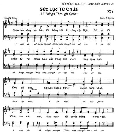 Sức Lực Từ Chúa