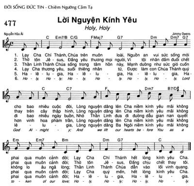 Lời Nguyện Kính Yêu