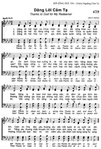 Dâng Lời Cảm Tạ