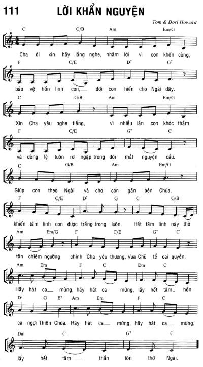 LỜI KHẨN NGUYỆN