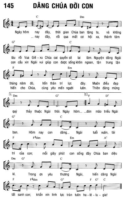 DÂNG CHÚA ĐỜI CON