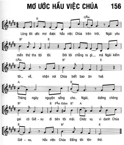 MƠ ƯỚC HẦU VIỆC CHÚA