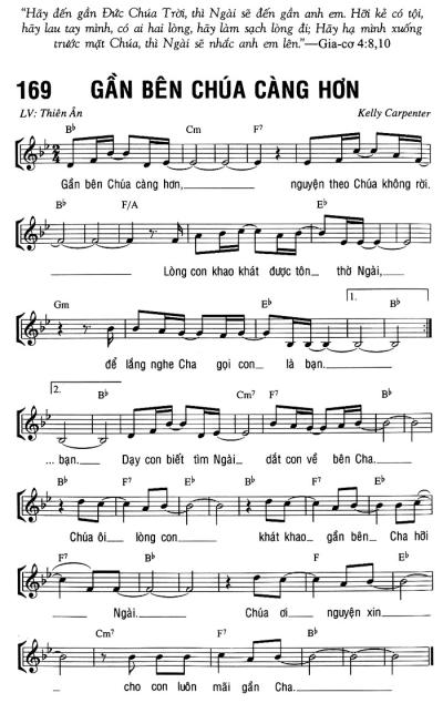 GẦN BÊN CHÚA CÀNG HƠON