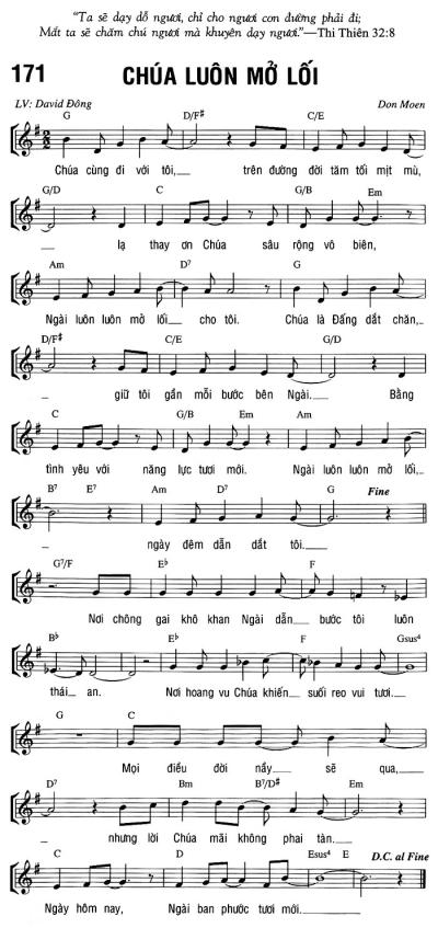 CHÚA LUÔN MỞ LỐI